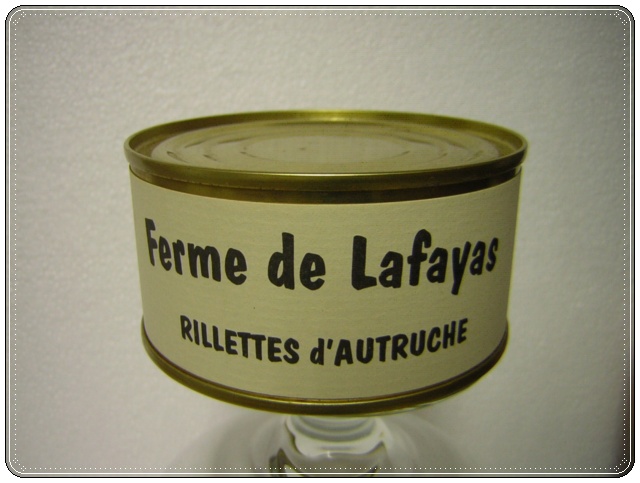 Rillettes d'autruche 130 g